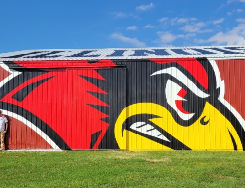 Illinois State University Farm – Roof Lettering and Logo