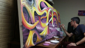 cancer survicors picnic commissioned art
