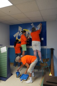 sharefest school mural painting