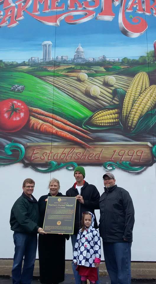 farmers market mural downtown springfield illinois mural painter troy freeman freesky studios