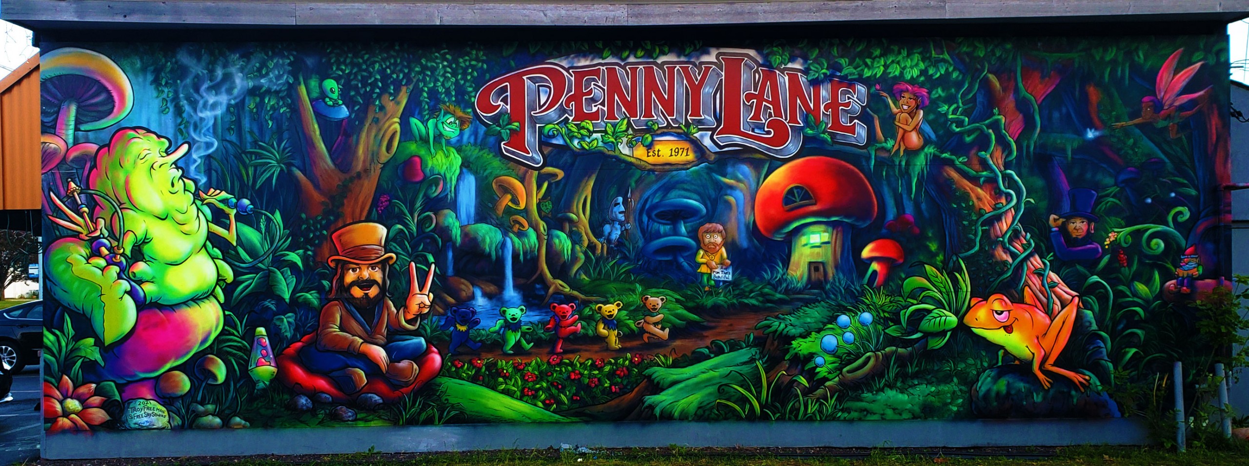 penny lane springfield il fantasy mural