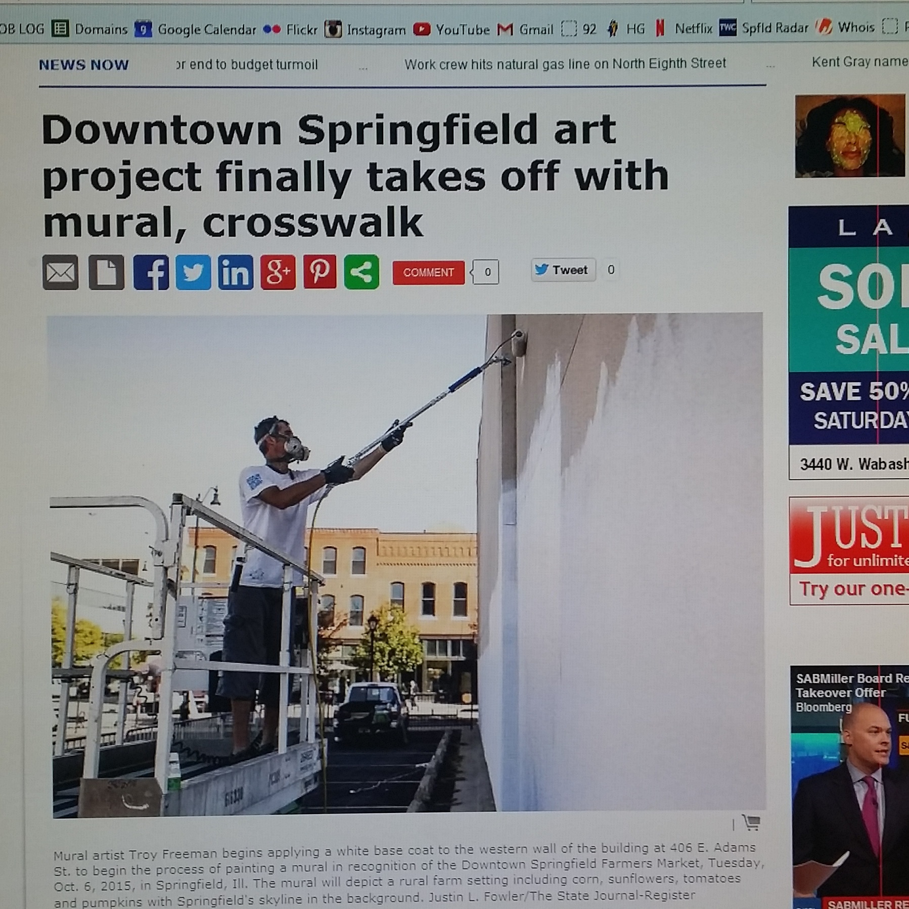 farmers market mural downtown springfield illinois mural painter troy freeman freesky studios
